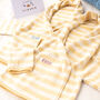 New Baby Cream And Yellow Striped Hooded Cardigan, thumbnail 1 of 12