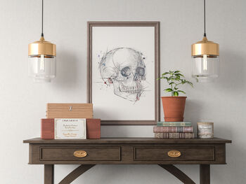Set Of Skull Poster Prints, 4 of 4
