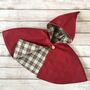 Handmade Little Red Riding Hood Waxed Cape, thumbnail 2 of 8