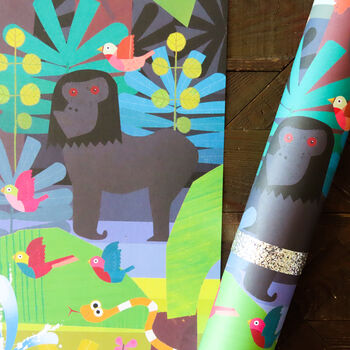 Jungle Wrapping Paper Two Sheets, 2 of 5