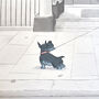 London Kensington Dog Walk Signed Fine Art Print, thumbnail 4 of 7