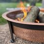 Hand Hammered Copper Fire Pit, thumbnail 4 of 6