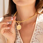 Gold Vermeil Embrace Bolo Chain Necklace, thumbnail 2 of 4