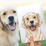 Personalised Dog Half Portrait Print, Dog Lover Gift, thumbnail 3 of 11