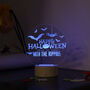 Personalised Halloween LED Light Up Sign, thumbnail 3 of 6