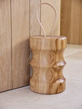 Personalised Handmade Wooden Door Stop, 2 of 12