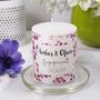 Engagement Personalised Patterned Candle, thumbnail 9 of 10