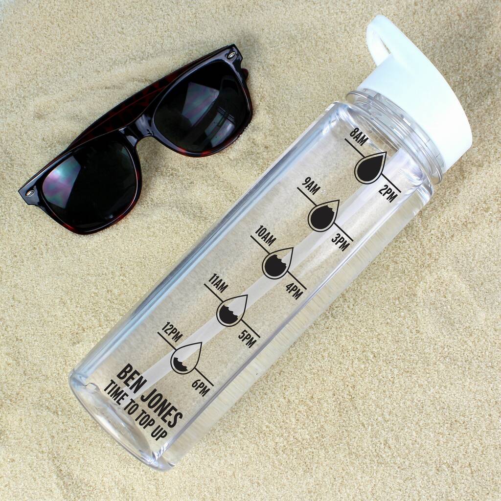 Personalised Motivating Water Bottle Gift By Sassy Bloom As Seen On TV Notonthehighstreet