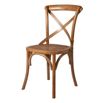 Gainsborough Brown Cross Back Dining Chair, 2 of 12