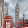 London In The Rain Art Print, thumbnail 3 of 3