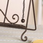 Personalised Heart Vintage Baking Cookbook Stand, thumbnail 7 of 10