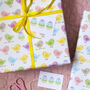 Pastel Chicks Easter Wrapping Paper, thumbnail 1 of 5