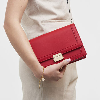 Kate Red Foldover Bag, 2 of 8