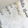 Personalised Family Recipe Handwritten Tea Towel, thumbnail 7 of 12