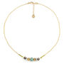 Short Green And Gold Necklace, thumbnail 3 of 3