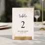 Confetti Personalised Wedding Table Numbers, thumbnail 1 of 6