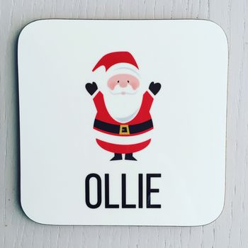 Personalised Children's Christmas Coasters, 2 of 5