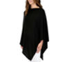 Personalised Black 100% Cashmere Button Poncho Gift, thumbnail 1 of 8