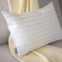 Off White Linen Rectangle Cushion Cover With Pleats, thumbnail 2 of 2
