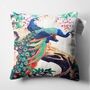 Decorative Peacock Patterned Cushion Cover, thumbnail 5 of 6