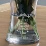 Personalised I'd Pick You Glass Vase, thumbnail 2 of 3