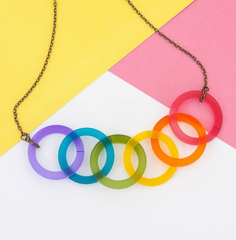 Rainbow Chain Necklace, 5 of 6