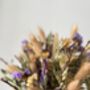 Purple Yellow Meadow Dried Bouquet, thumbnail 5 of 7