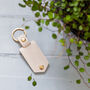 Personalised Hidden Double Photograph Cream Keyring, thumbnail 2 of 4