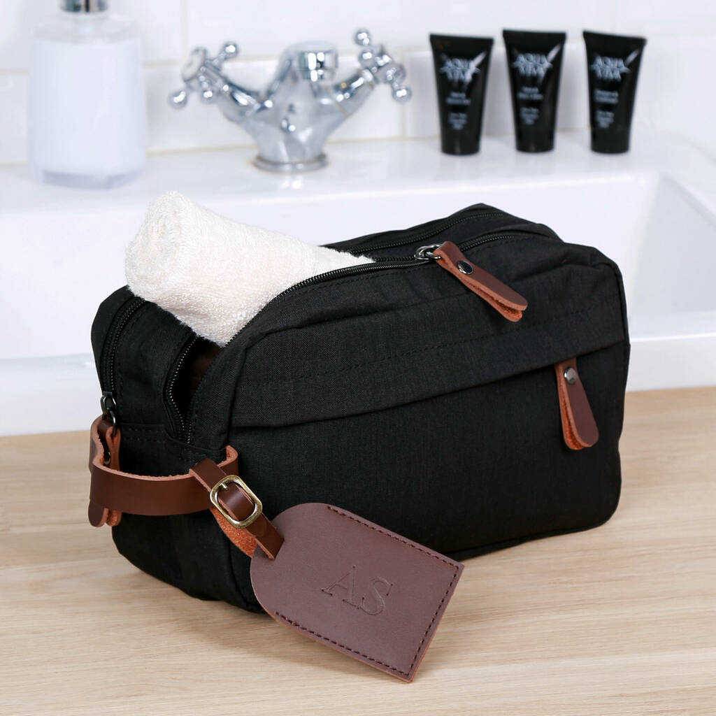 Canvas on sale toiletries bag