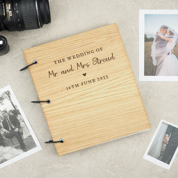 Personalised ‘Our Wedding Day’ Guest Book, 2 of 11