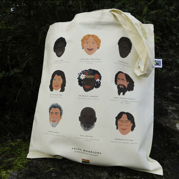 Pride Warriors Organic Cotton Tote Bag, 4 of 6