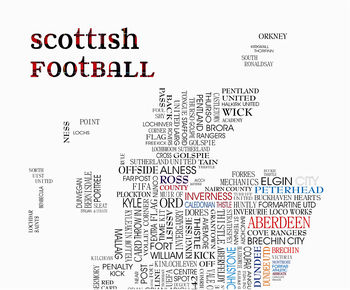 Scottish Football Word Map, 3 of 4