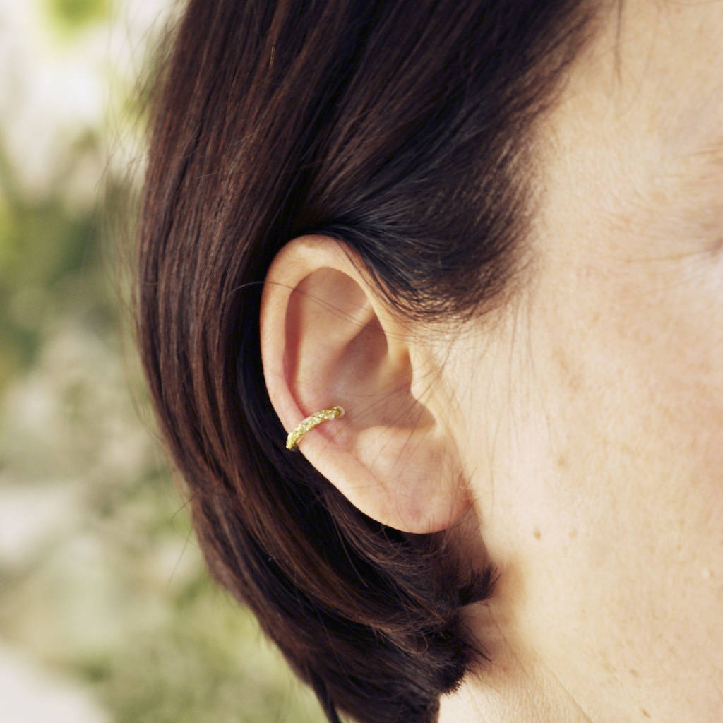 vine ear cuff gold by amulette