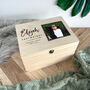 Personalised Modern Any Occasion Square Photo Memory Box Five Sizes 16cm | 20cm | 26cm | 30cm | 36cm, thumbnail 4 of 8