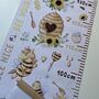 Personalised Bee Happy Height Chart, thumbnail 3 of 7