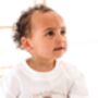 'Our First Father's Day' Personalised Embroidered Bear T Shirt, thumbnail 2 of 5