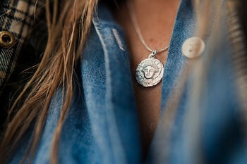 Gold Plated Sun God Pendant, 3 of 3