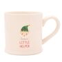 Santa's Little Helper Embossed Elf Mug, thumbnail 1 of 2