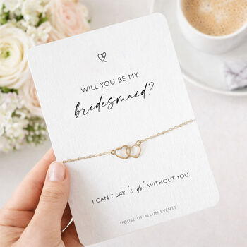 Bridesmaid Proposal Gift Will You Be My Bridesmaid Card Bracelet Gift, 10 of 10