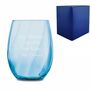 Personalised Blue Arpege Tumbler Glass, thumbnail 1 of 4