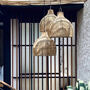 Large Lobster Pot Rattan Lampshade, thumbnail 4 of 7