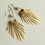 Art Deco Chandelier Fringe Earrings, thumbnail 1 of 8