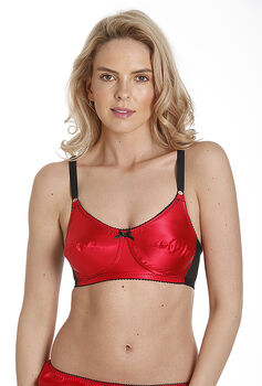 Retro Satin Non Wired Bra Bride Gift, 11 of 12