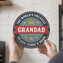 Beer Mat Style Personalised Metal Sign, thumbnail 2 of 2