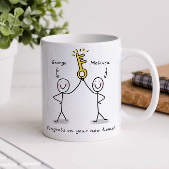 Personalised Mug Set 'New Home Congrats', 3 of 5