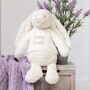 Personalised Bashful Cream Bunny Large Toy, thumbnail 1 of 4