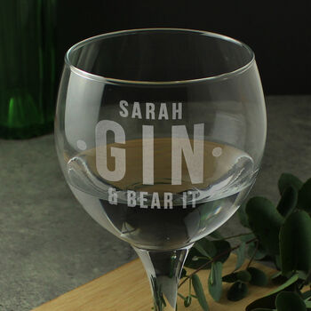 Personalised Gin And Bear Gin Set, 2 of 2