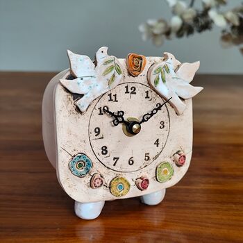 9th Wedding Anniversary Gift Mantel Clock, 3 of 7