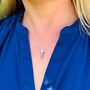 The En Pointe Pyrite Necklace, Silver, thumbnail 2 of 7