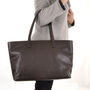 The Serafina Tote In Chocolate, thumbnail 2 of 4
